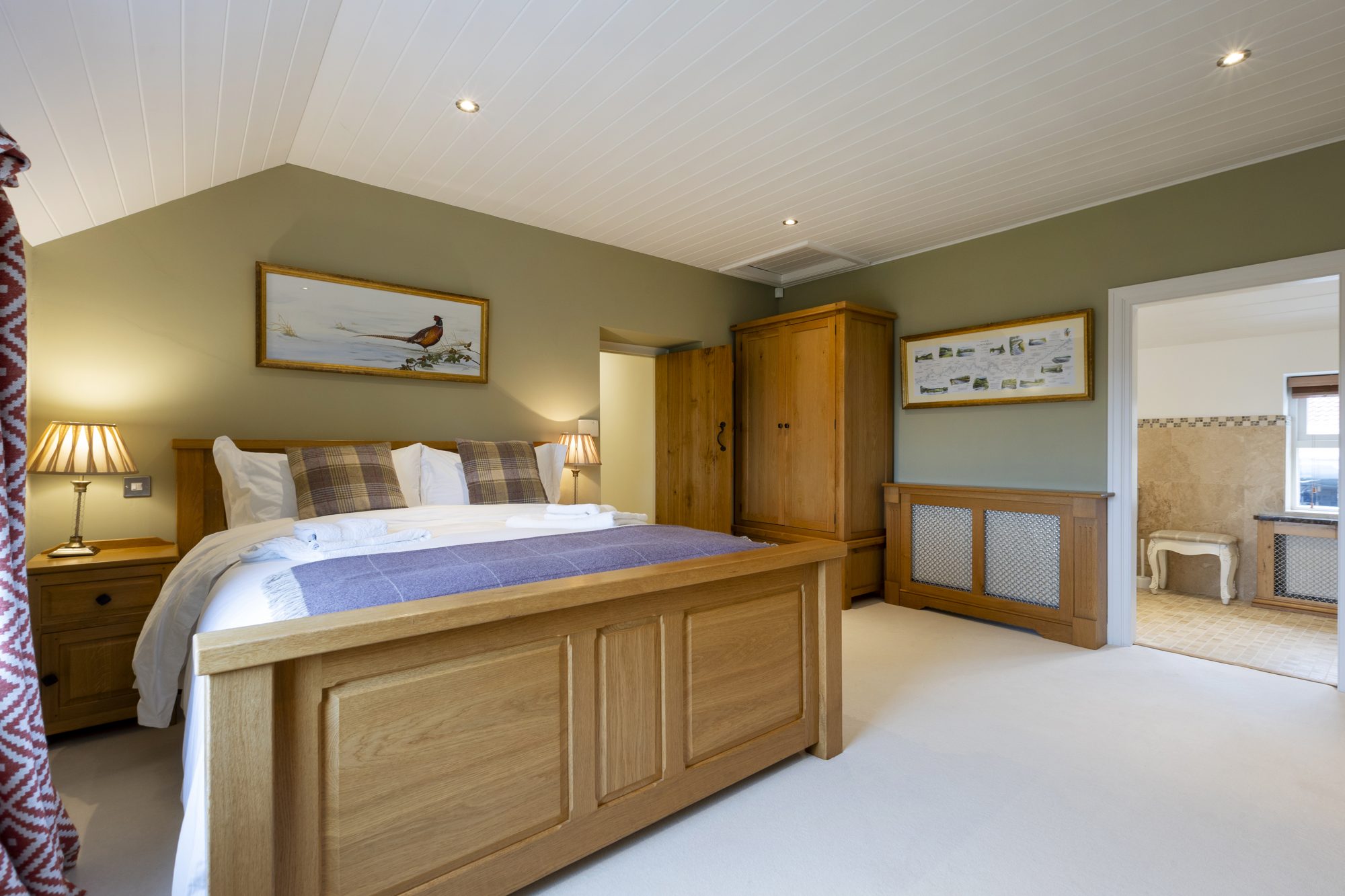 Bedroom 3 looking through to its en-suite